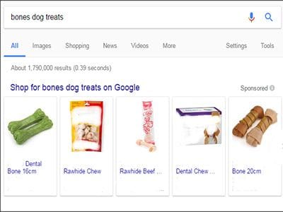 Alternative dog treat bones are fake