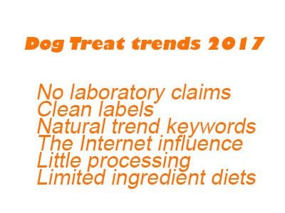 Latest dog treat trends 2017