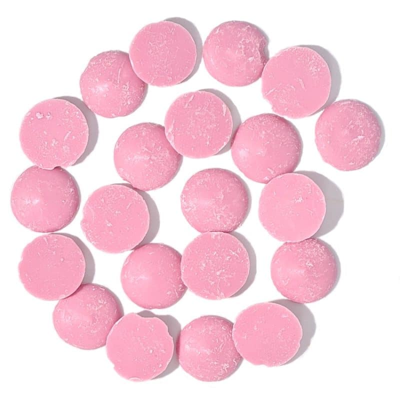 Strawberry drop dog treats