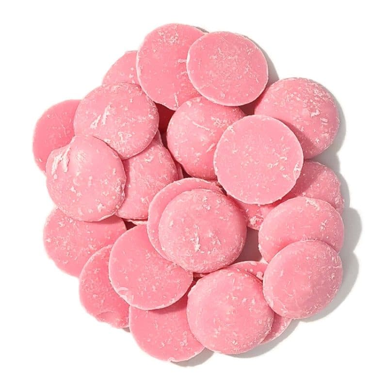 Strawberry drop dog treats