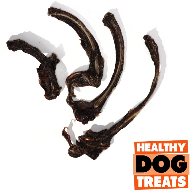 Kangaroo ribs SINGLES - Bruce's Healthy Dog Treats