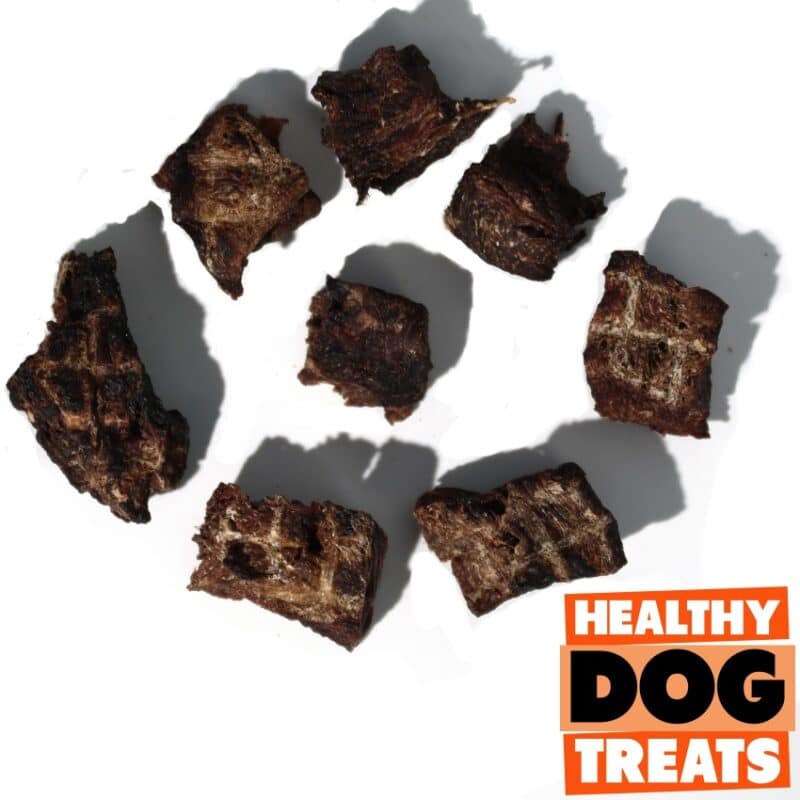 Kangaroo Jerky Meat bites 100% at Bruces Healthy dog treats