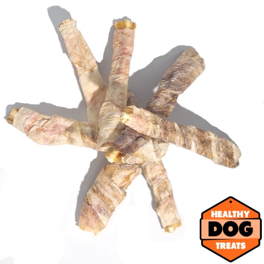 Ling Fish Skins Shark cartilage wrapped - Bruces Healthy Dog Treats